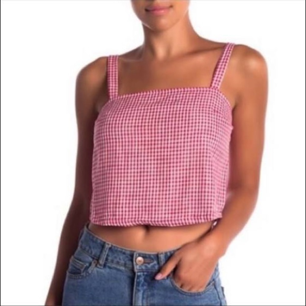 🍄 3 for 35 🍄 Ten Sixty Sherman Plaid Tank Top